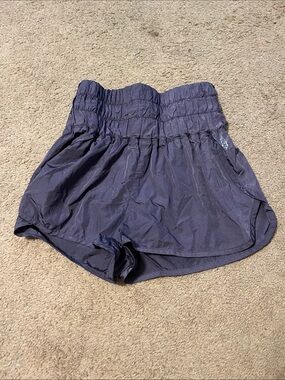 Free People athletic shorts high waisted purpleish